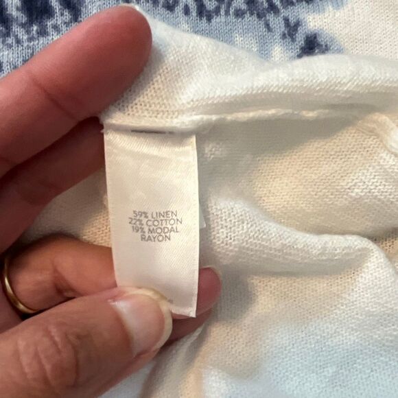 J. Jill Purejill Collection Tie Dye Linen Sweater Small - Picture 6 of 7